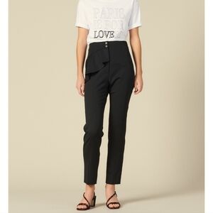 Like New SANDRO Black High-Waisted Women's Pants